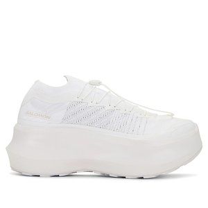 NEW COMME des GARCONS Homme Plus x Salomon Pulsar Platform Shoe in White 9.5 10